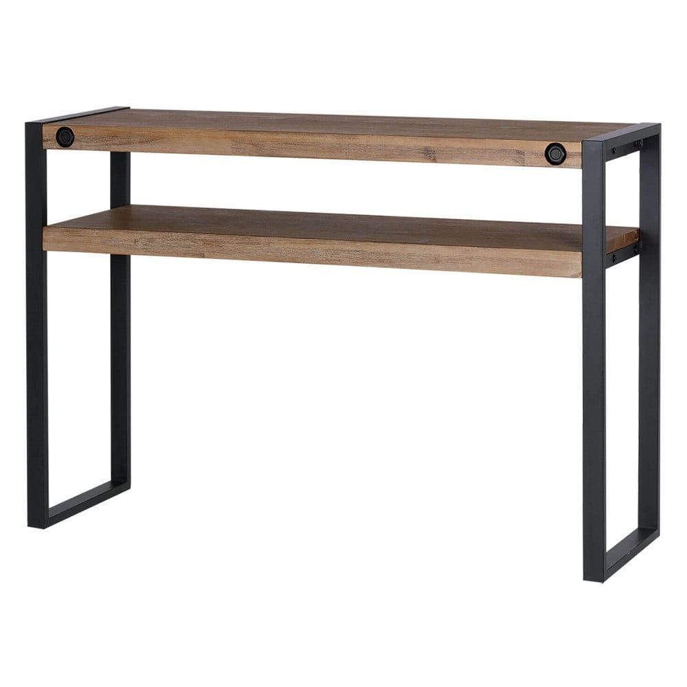 Čierno-hnedý konzolový stolík z akáciového dreva sømcasa Boston - Bonami.sk