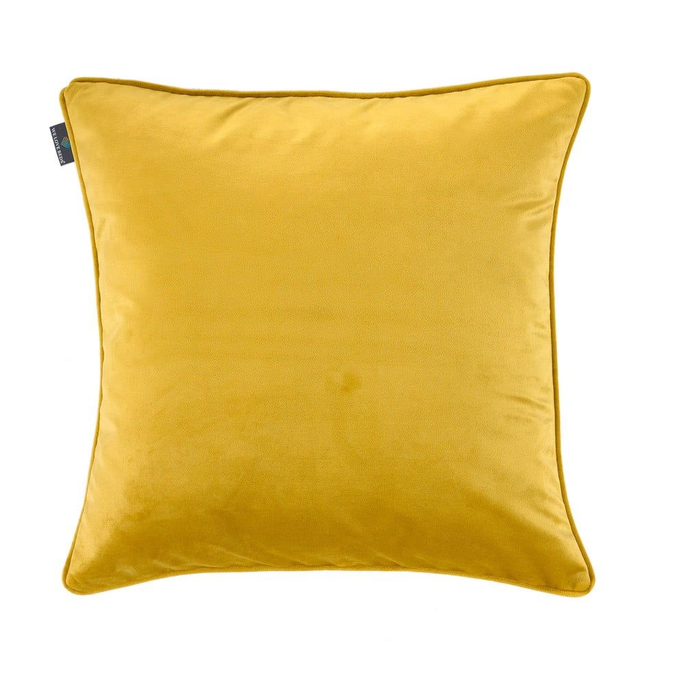 Žltá obliečka na vankúš WeLoveBeds Dijon, 50 × 50 cm - Bonami.sk