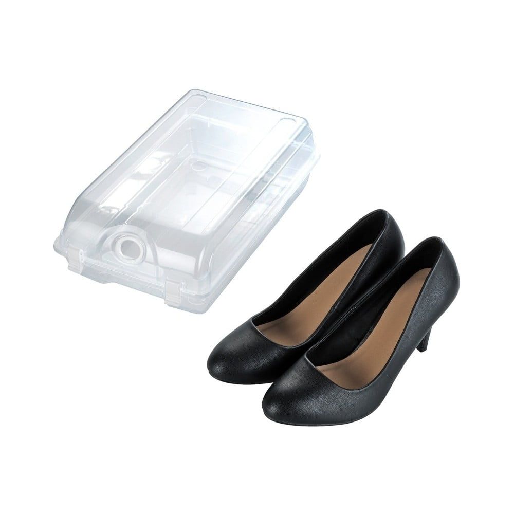 Transparentné úložný box na topánky Wenko Smart, šírka 19,5 cm - Bonami.sk