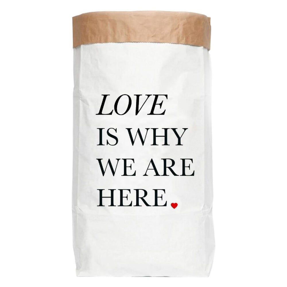 Úložné vrece z recyklovaného papiera Really Nice Things Ordenacion Love - Bonami.sk