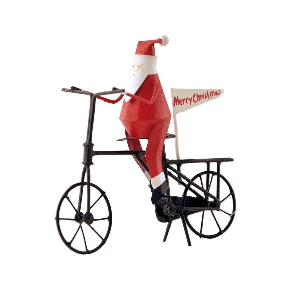 Vianočná dekorácia G-Bork Santa on Bike - Bonami.sk