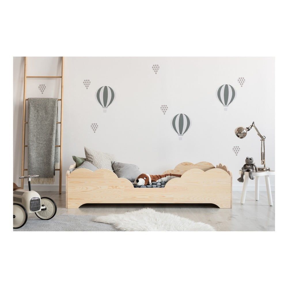 Detská posteľ z borovicového dreva Adeko BOX 10, 70 × 140 cm - Bonami.sk
