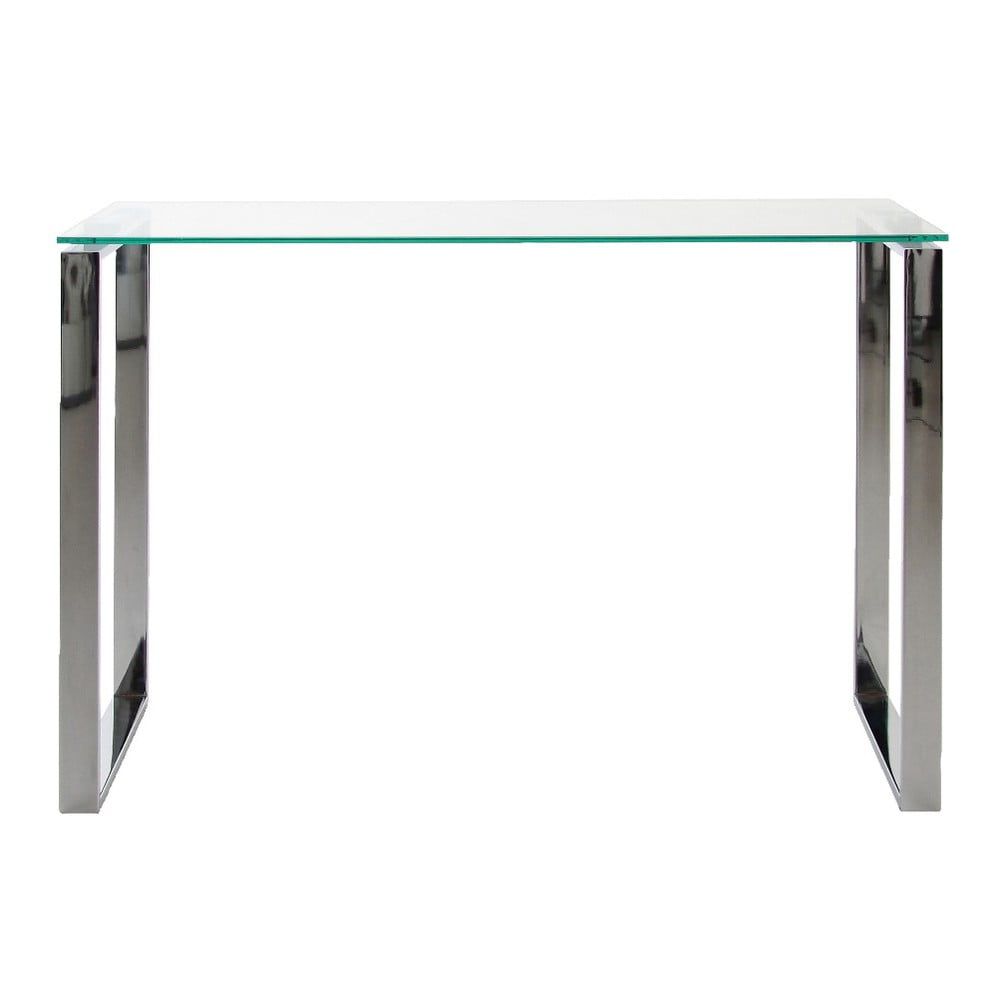 Konzolový stôl so sklenenou doskou Actona Katrine - Bonami.sk