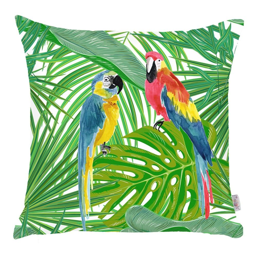 Obliečka na vankúš Mike & Co. NEW YORK Jungle Parrot, 43 × 43 cm - Bonami.sk