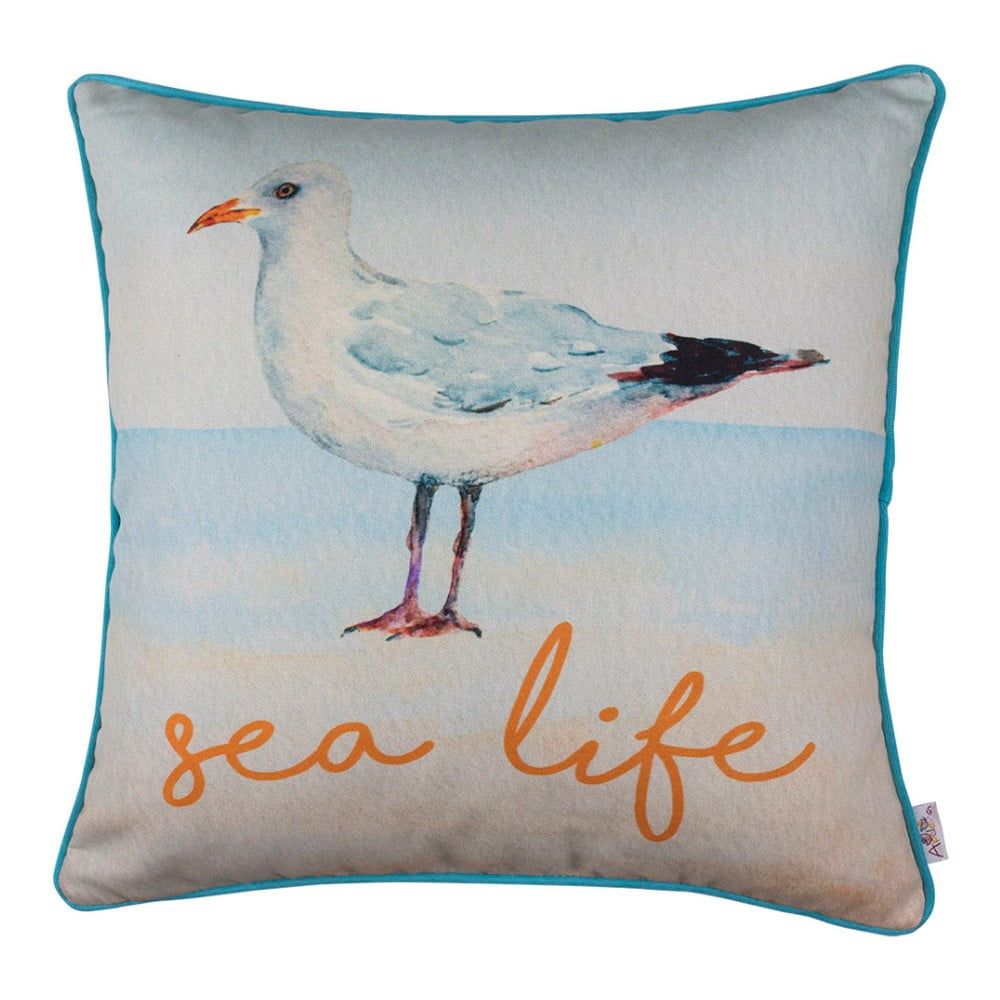 Obliečka na vankúš Mike & Co. NEW YORK Seagull Sea Life, 43 × 43 cm - Bonami.sk