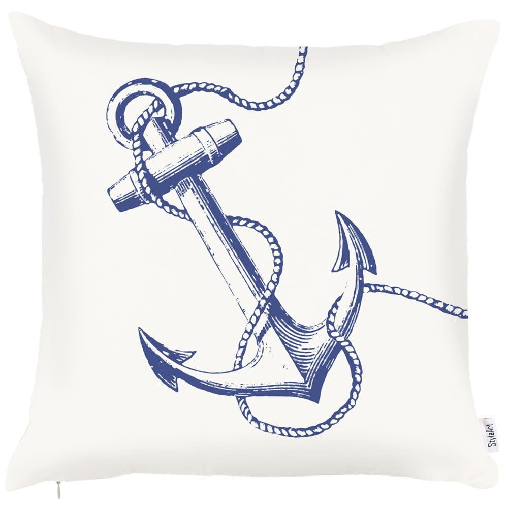 Obliečka na vankúš Mike & Co. NEW YORK Sailors Anchor, 43 × 43 cm - Bonami.sk