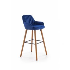 Barová stolička H-93 Halmar Modrá