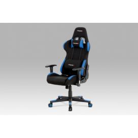 Kancelárska stolička KA-F02 látka / plast Autronic Modrá