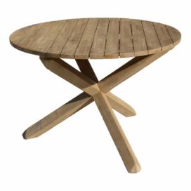 Záhradný stôl z agátového dreva ADDU Melfort, ⌀ 110 cm