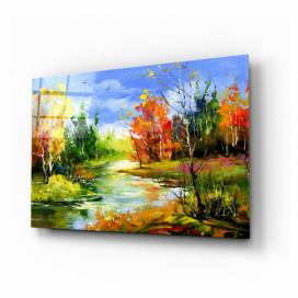 Sklenený obraz Insigne Colorful Autumn, 110 x 70 cm