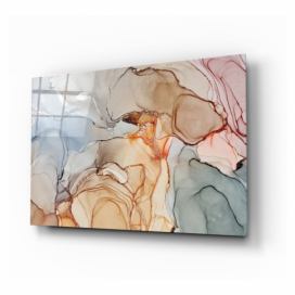 Sklenený obraz Insigne Soft Marble Pattern, 110 x 70 cm Bonami.sk