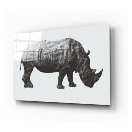 Sklenený obraz Insigne Rhino Rhino, 72 x 46 cm Bonami.sk
