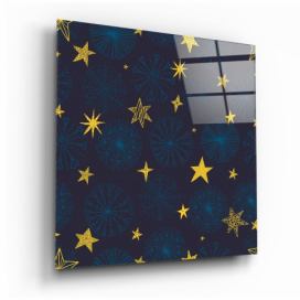 Sklenený obraz Insigne Snow and Stars, 40 x 40 cm Bonami.sk