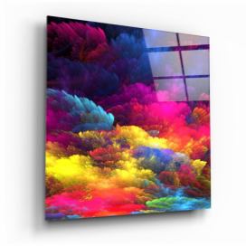Sklenený obraz Insigne Color Burst, 40 x 40 cm