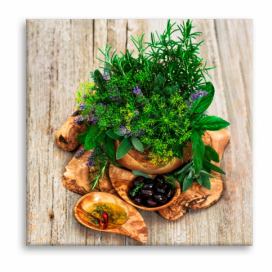 Obraz Styler Glasspik Kitchen Fennel, 30 × 30 cm