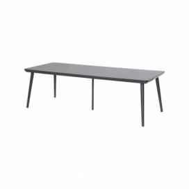 Čierny záhradný stôl Hartman Sophie Studio, 240 × 100 cm