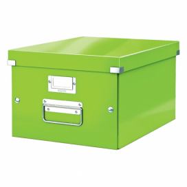 Zelená úložná škatuľa Leitz Universal, dĺžka 37 cm