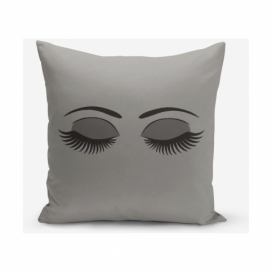 Sivá obliečka na vankúš Minimalist Cushion Covers Lash, 45 × 45 cm
