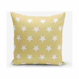 Žltá obliečka na vankúš s motívom hviezdd Minimalist Cushion Covers, 45 × 45 cm Bonami.sk