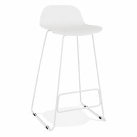Biela barová stolička Kokoon Slade, výška sedu 76 cm