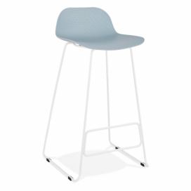 Svetlomodrá barová stolička Kokoon Slade, výška sedu 76 cm