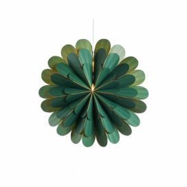 Zelená svetelná dekorácia Markslöjd Marigold, výška 45 cm