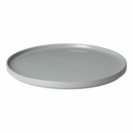 Sivý keramický servírovací tanier Blomus Pilar