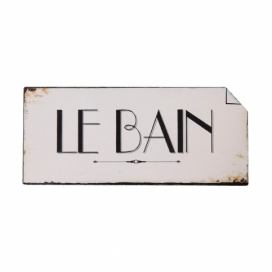 Nástenná ceduľka Antic Line Le Bain