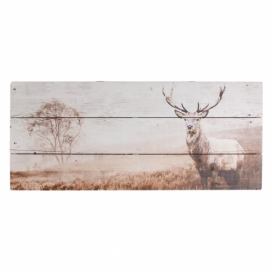 Drevený obraz Graham & Brown Stag, 70 × 30 cm Bonami.sk