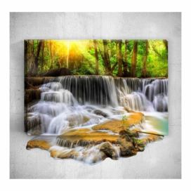 Nástenný 3D obraz Mosticx Waterfall, 40 × 60 cm