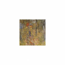 Reprodukcia obrazu Gustav Klimt - Farm Garden With Crucifix , 60 x 60 cm