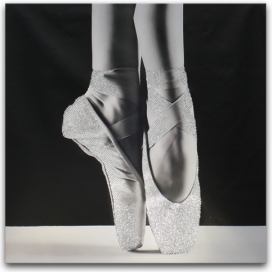 Obraz Styler Canvas Glam Ballet Dancer, 60 × 60 cm