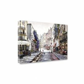 Obraz Styler Canvas Watercolor Paris II, 60 × 80 cm