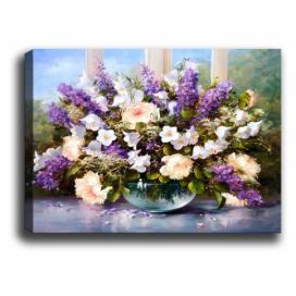 Obraz Tablo Center Purple Flowers, 70 × 50 cm Bonami.sk