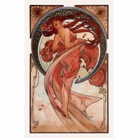 Reprodukcia obrazu Alfons Mucha - Dance, 40 × 60 cm