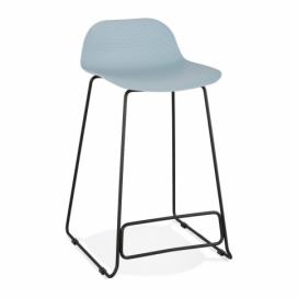 Svetlomodrá barová stolička Kokoon Slade, výška 85 cm