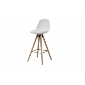 Dkton Dizajnová barová stolička Nerea, biela