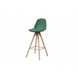 Dkton Dizajnová barová stolička Nerea, mrazivá zelená