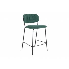 Norddan Dizajnová barová stolička Rosalie zelená