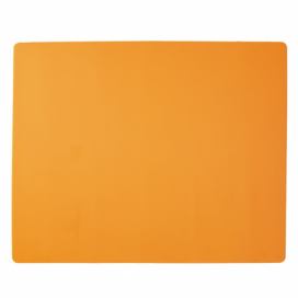 Oranžová silikónová podložka Orion, 60 x 50 cm