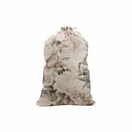 Látkový vak na bielizeň s prímesou ľanu Linen Couture Bag Lily, výška 75 cm