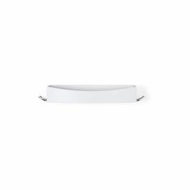 Biela nástenná samodržiaca polička Compactor Clever Flip Shower Shelf