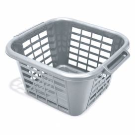 Sivý kôš na bielizeň Addis Square Laundry Basket, 24 l