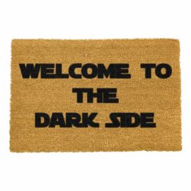 Rohožka z prírodného kokosového vlákna Artsy Doormats Welcome to the Darkside, 40 x 60 cm