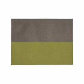 Béžovo-zelené prestieranie Tiseco Home Studio Stripe, 33 x 45 cm