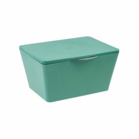 Zelený úložný box do kúpeľne Wenko Brasil