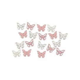 Súprava 18 závesných dekorácií v tvare motýľa Ego Dekor Fly