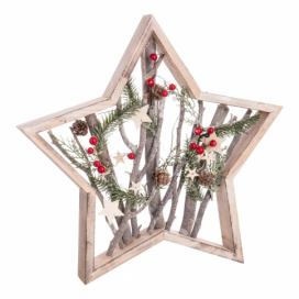 Vianočná dekorácia Unimasa Star Trunks, ø 48 cm