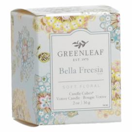 Sviečka s vôňou frézie Greenleaf Bella Freesia, doba horenia 15 hodín