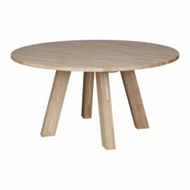 Jedálenský stôl z dubového dreva WOOOD Rhonda, ø 150 cm